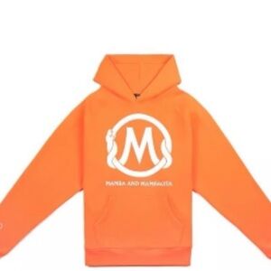 Mambacita Kobe Men's Orange Logo Hoodie